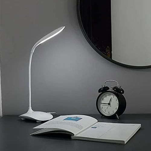 Foldable LED Desk Lamp Dimmable Touch Table Lamp USB Powered Table Light Night Light Touch Dimming Portable Study Room Lamp
