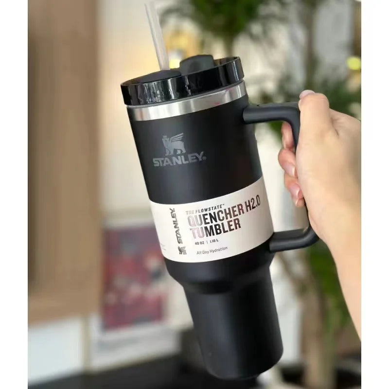 Stanley Tumbler 40oz (1.18L) - Premium Insulated Travel Mug for Hot & Cold Beverages