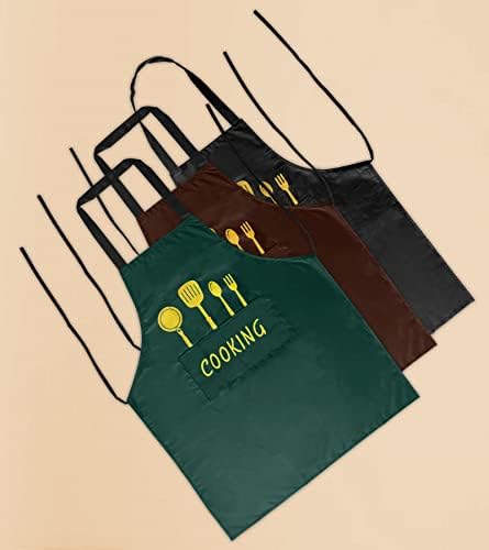 Kitchen Apron Waterproof Hand-Wiping With Pocket