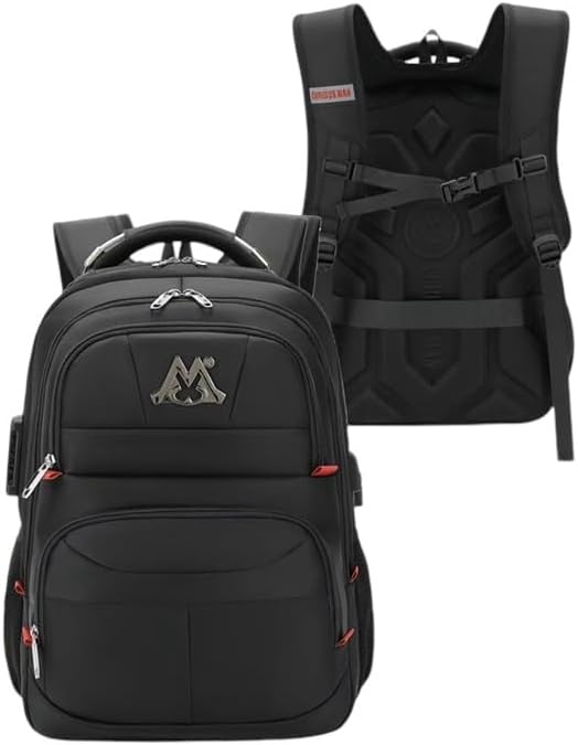 Curious Man Laptop Backpack Model RS1 DY-2704 - Black