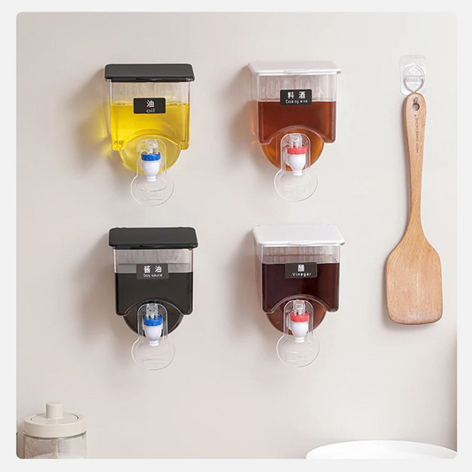 Wall mounted Oil/Vinegar Dispenser