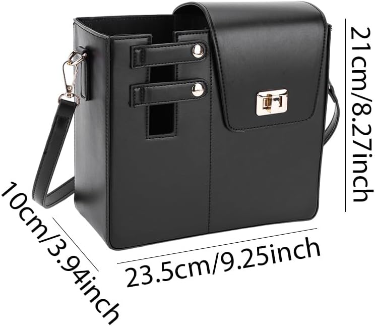 Leather Crossbody Bag with Stanley Cup Holder