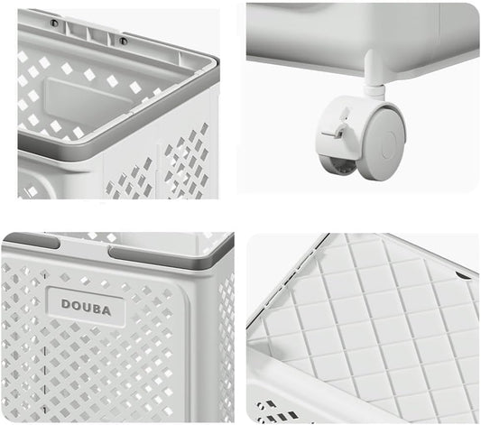 Large Capacity Movable Folding laundry Basket