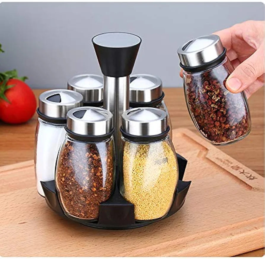 6Bottles Rotating Spice Rack