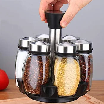 6Bottles Rotating Spice Rack