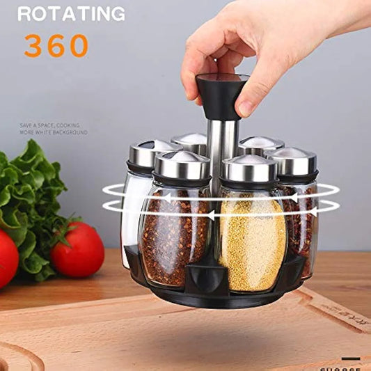 6Bottles Rotating Spice Rack