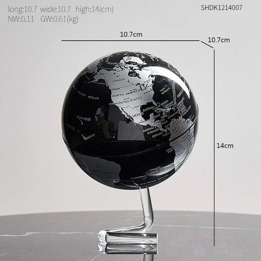 Electric Movable Globe - Interactive Rotating World Map for Education and Decor