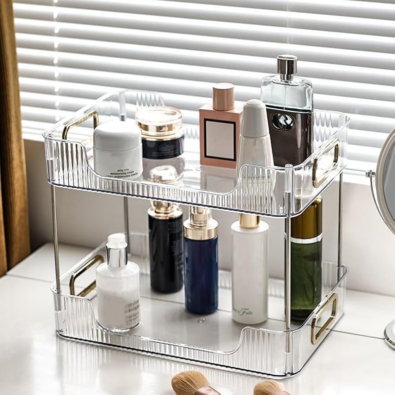 Acrylic Cosmetic and Multipurpose Storage Rack