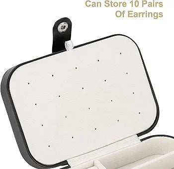 Travel jewelry Organizer,Portable Travel Jewelry Boxes for Women and Girls, Pink Jewelry Organizer Travel Case for Rings Earrings Necklace Bracelets