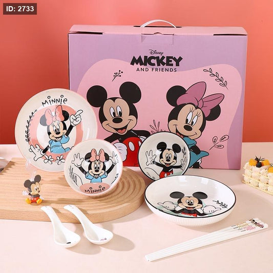 DISNEY Mickey & Friends Pair Meal  Set- 8 Pieces