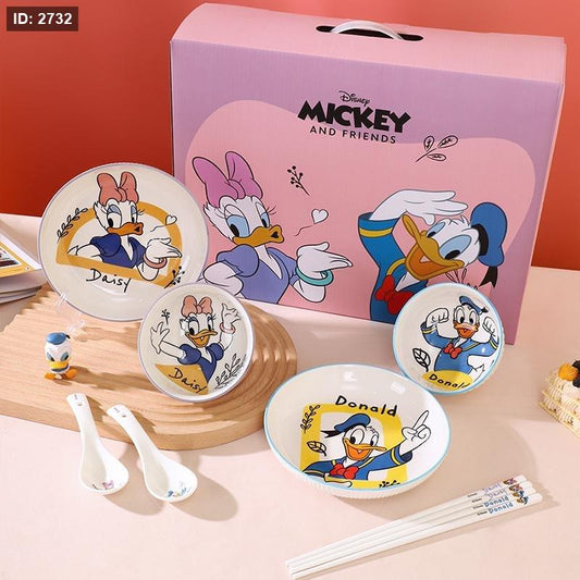 DISNEY Mickey & Friends Pair Meal  Set- 8 Pieces