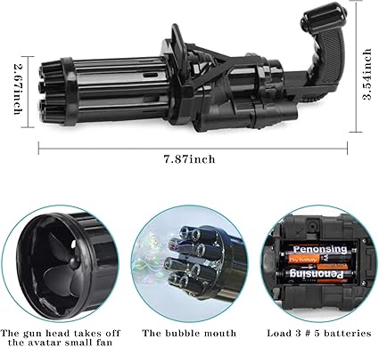 Bubble Gun Machine For Kids Automatic