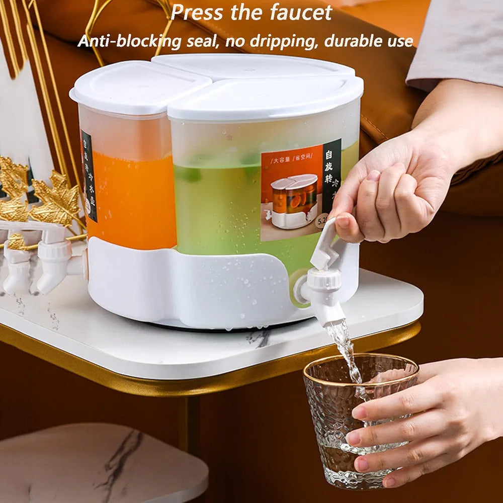 3 Tanks Cold Beverages Dispenser 5.2L