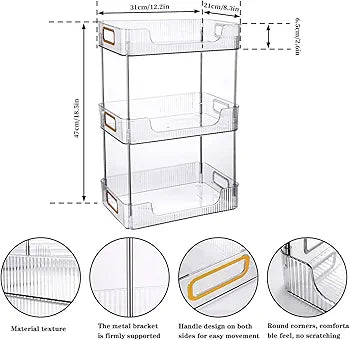Acrylic Cosmetic and Multipurpose Storage Rack