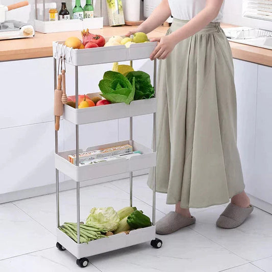 Multifunctional 4Layer Trolly Rack