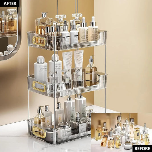 Acrylic Cosmetic and Multipurpose Storage Rack