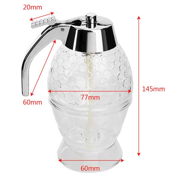 Acrylic Honey Dispenser