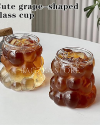 Aesthethic Grape Shape Glass Sipper