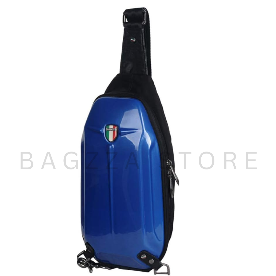 CARBOTTI 3-Way Hardshell Sling Bag for Men – Chest, Crossbody & Shoulder