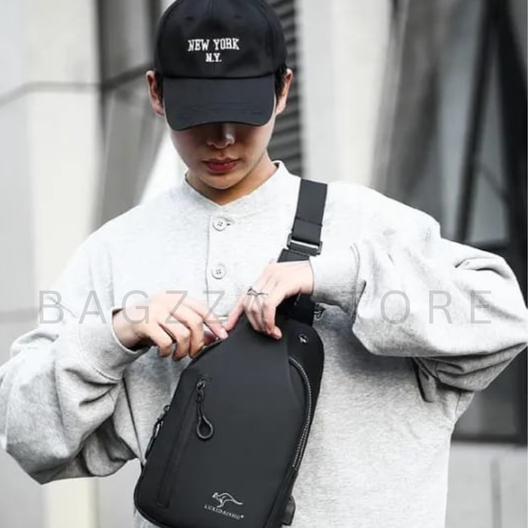 ZUOLIDAISHU Crossbody Sling Bag for Men - Waterproof Shoulder Chest Bag for Travel, Office & Daily Use