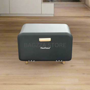 Wooden LEG Bread Bin with Magnetic Closing