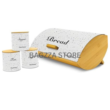 Bread Box Wooden Set of 3
