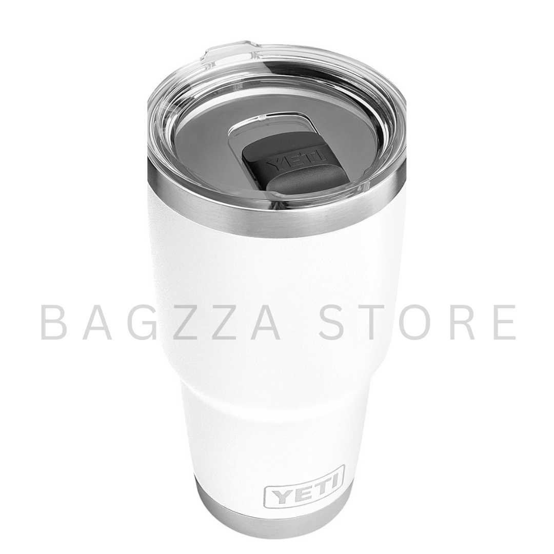 YETI Rambler 30 oz Tumbler Retired Colors - Stainless Steel - Vacuum Insulated with MagSlider Lid | White