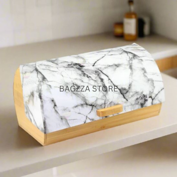 Marble Style Bread Storage Box