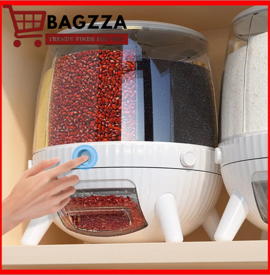 6Grid Rotating Cereal Dispenser