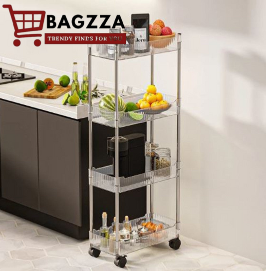 Luxury Acrylic 4 Tier Trolly