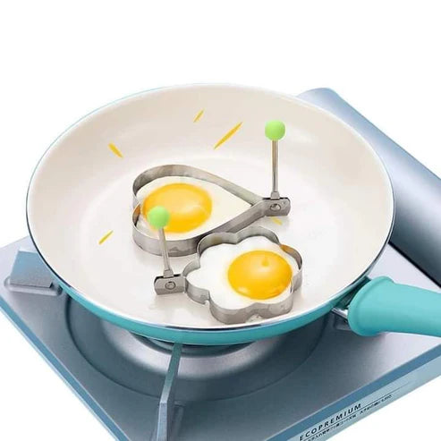 Egg Molds Stainless Steel 4 Pcs Set For Kitchen