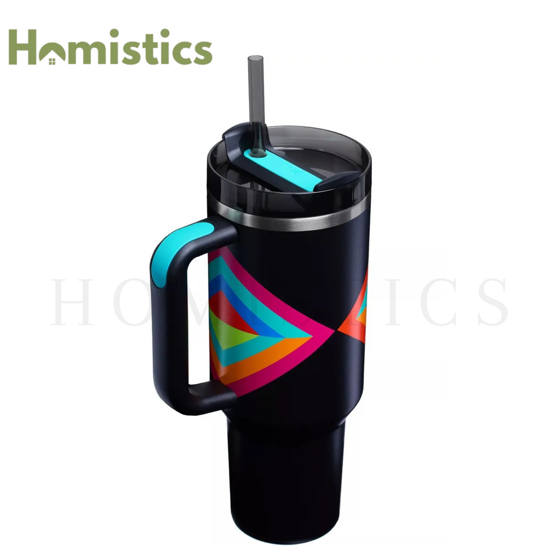 Stanley The Quencher H2.O Tumbler | Black Hyper Geo