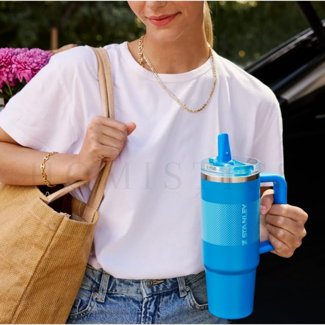 Stanley FlipStraw 40 OZ Quencher | Azure Fade