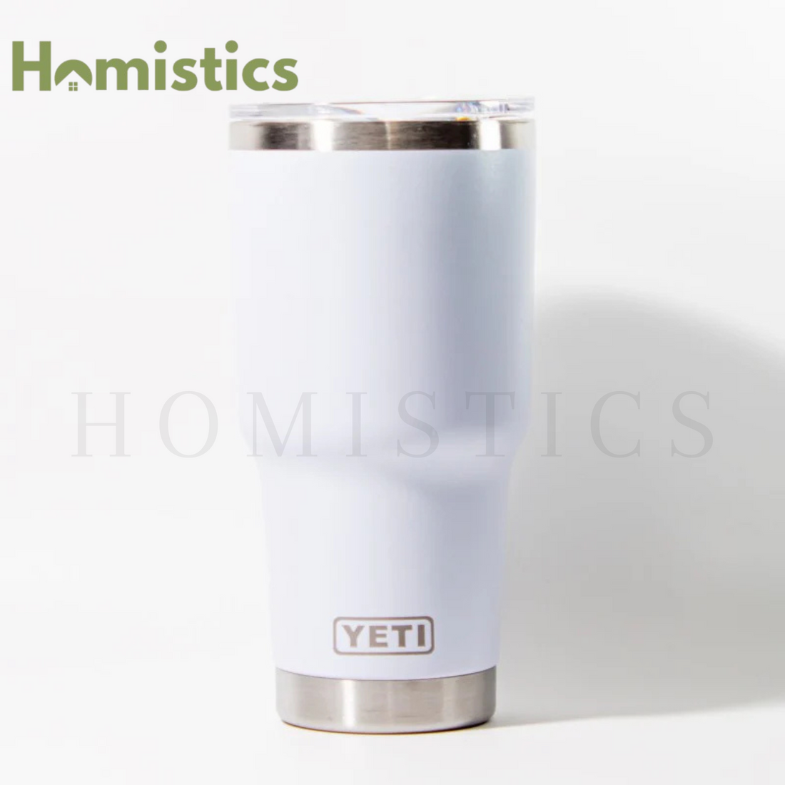YETI Rambler 30 oz Tumbler Retired Colors - Stainless Steel - Vacuum Insulated with MagSlider Lid | White