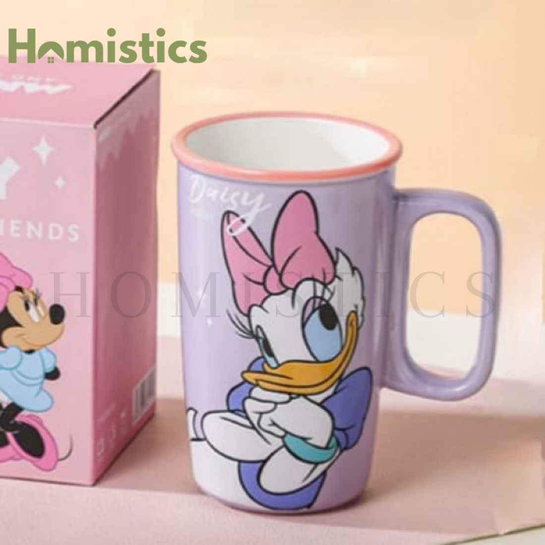 Walt Disney Daisy Duck Porcelain Mug with Original Disney Gift Box