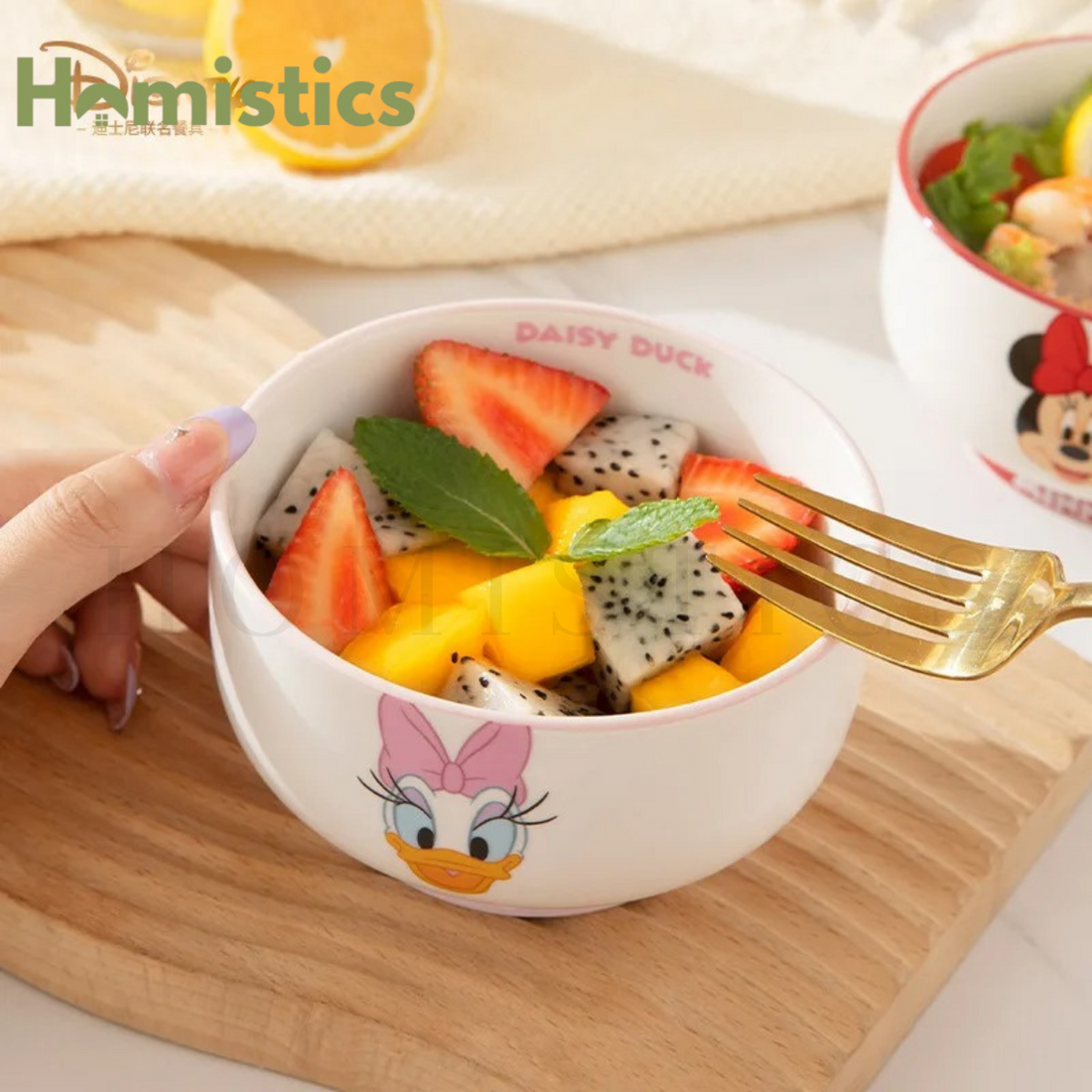 Walt Disney 4-Piece Breakfast Bowl Set - Porcelain