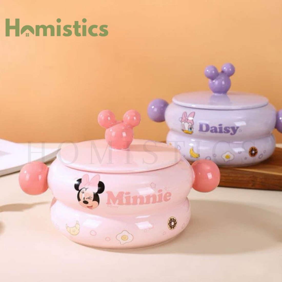 Walt Disney Porcelain Soup Pot 820ml - Daisy Duck