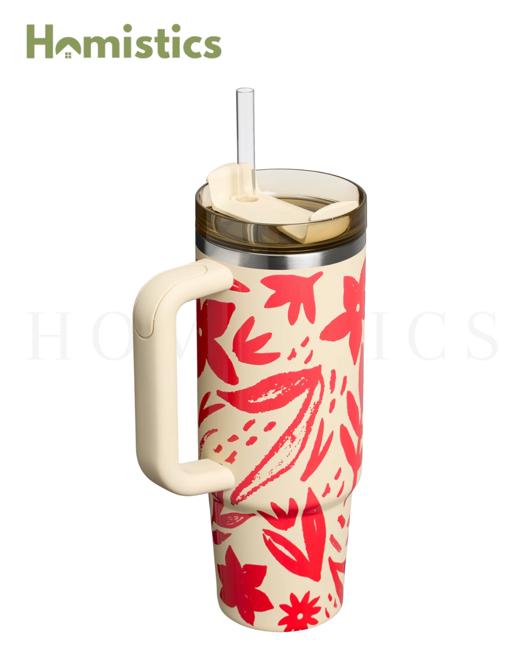 The Quencher® H2.0 FlowState™ Tumbler | 40 OZ |Resort Floral