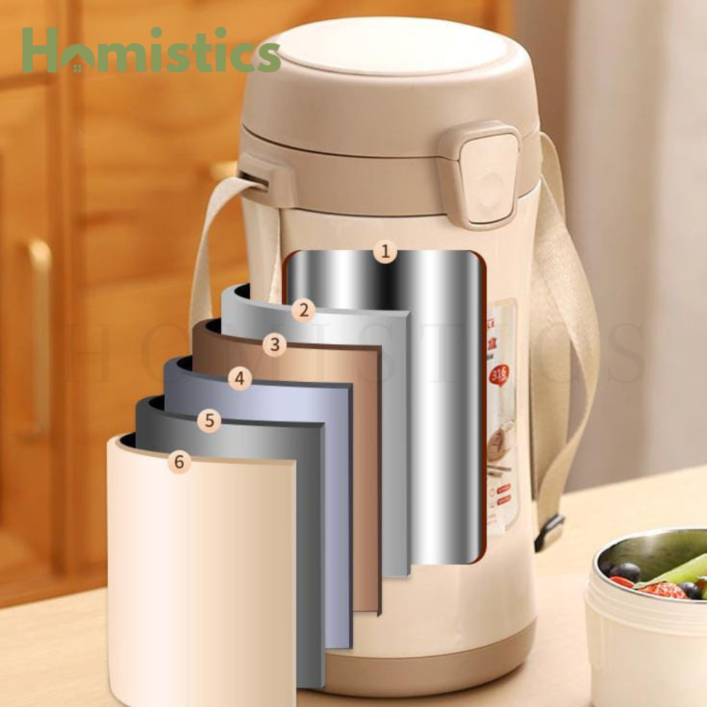 Insulated Thermal Pot 2.9L | Hot & Cold Food Storage Container