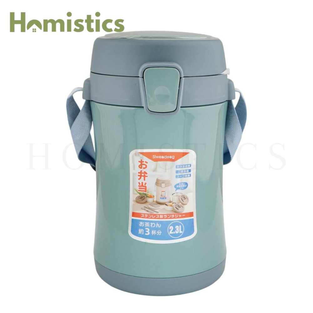 Insulated Thermal Pot 2.3L | Hot & Cold Food Storage Container