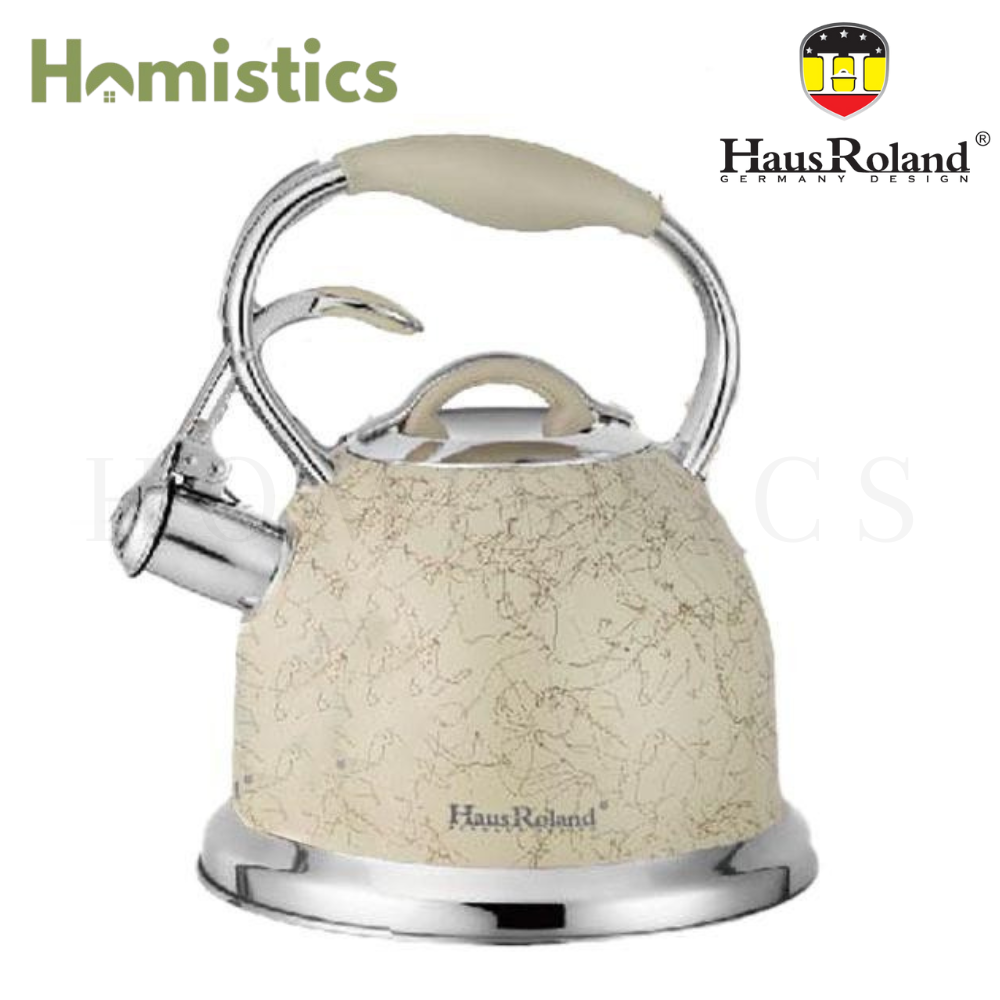 Haus Roland GERMANY DESIGN 3L Stainless Steel Stovetop Whistling Kettle