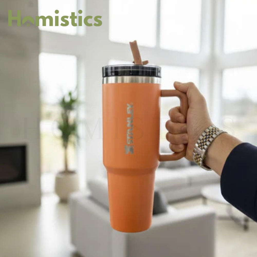 The Quencher ProTour Flip Straw Tumbler | 40 OZ - Orange