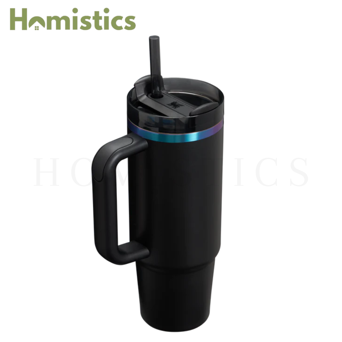 The Quencher H2.0 FlowState™ Tumbler | 30 OZ | Black Chroma