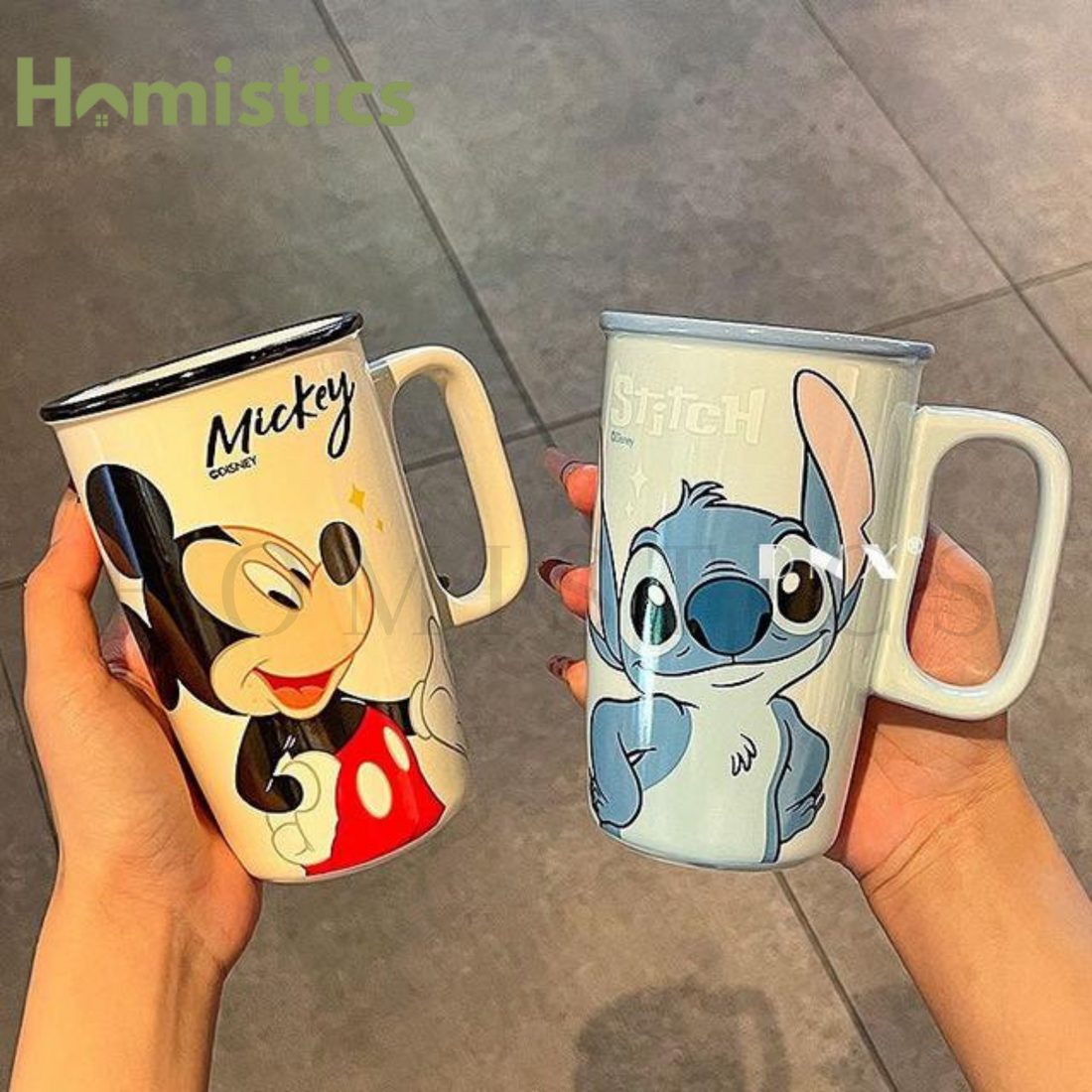 Walt Disney Mickey Mouse  Porcelain Mug with Original Disney Gift Box