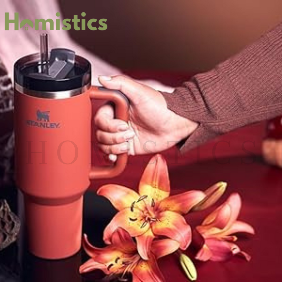 The Quencher H2.O Flowstate™ Tumbler |40OZ| Red Rust