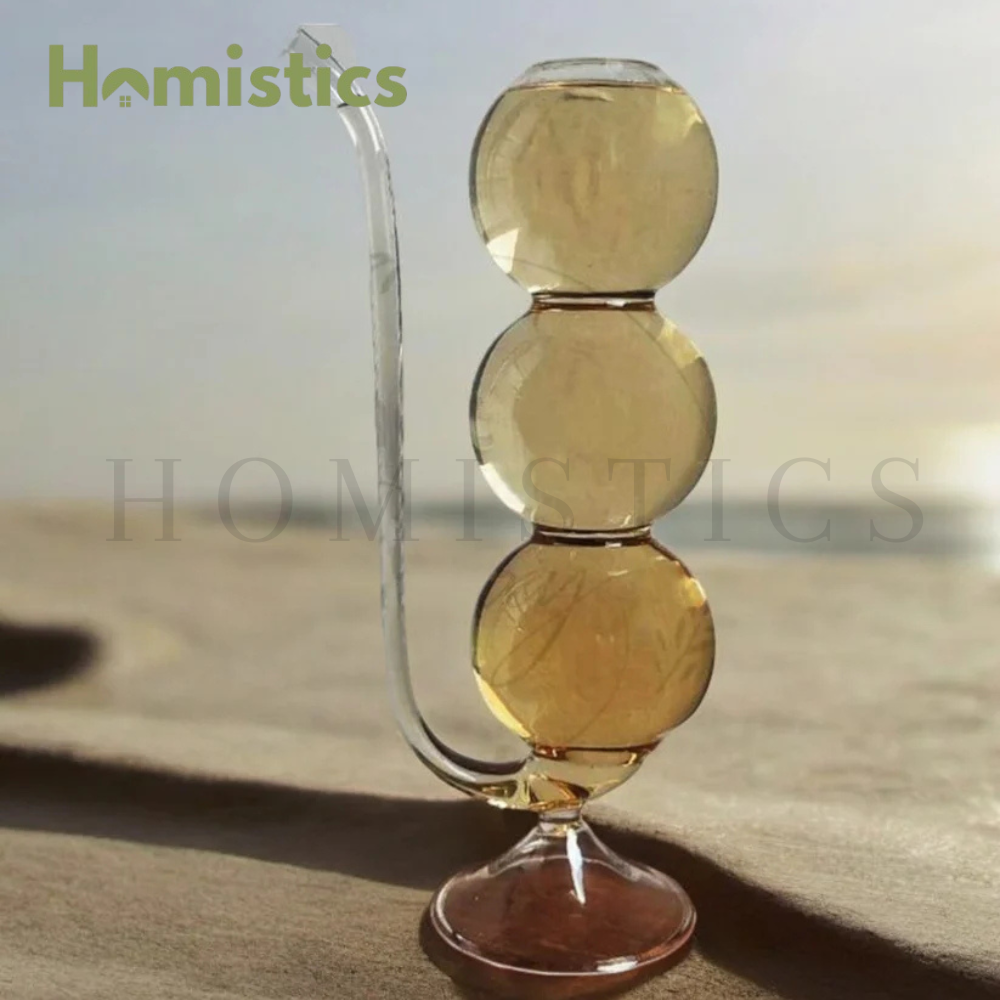 Bubble Blast Low Stem Sipper Glass - 380ml