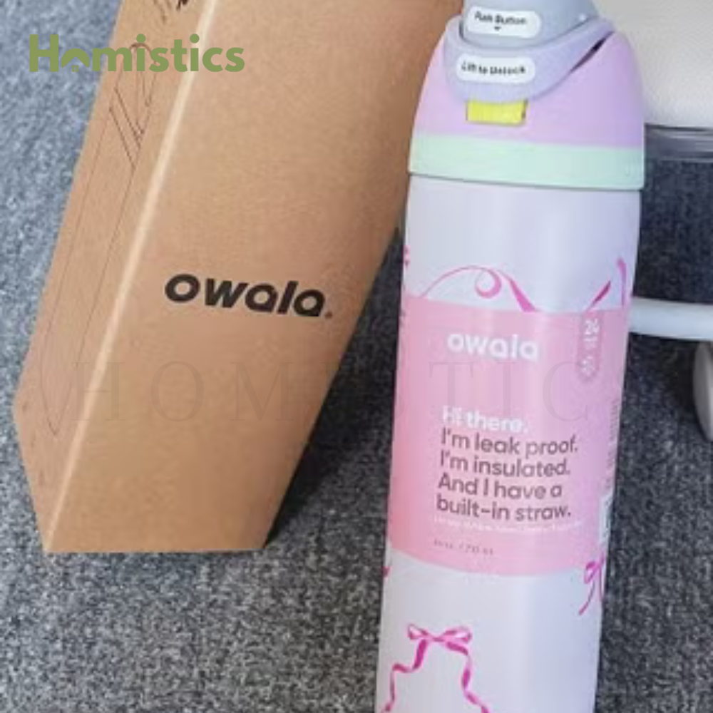 Owala FreeSip® Water Bottle - 24oz | Tie &  True Pink