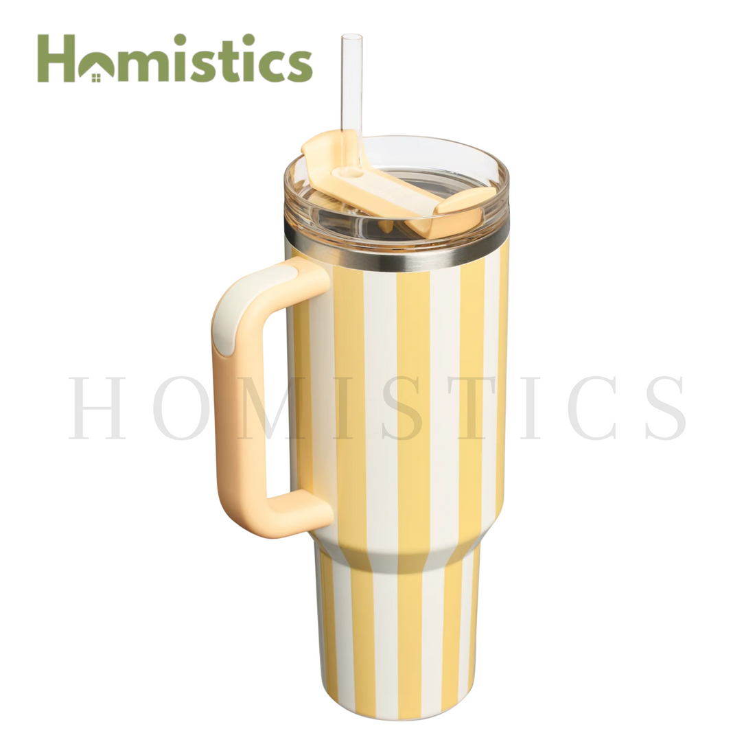 THE QUENCHER H2.0 FLOWSTATE™ TUMBLER 40OZ - BUTTER CABANA GLOSS