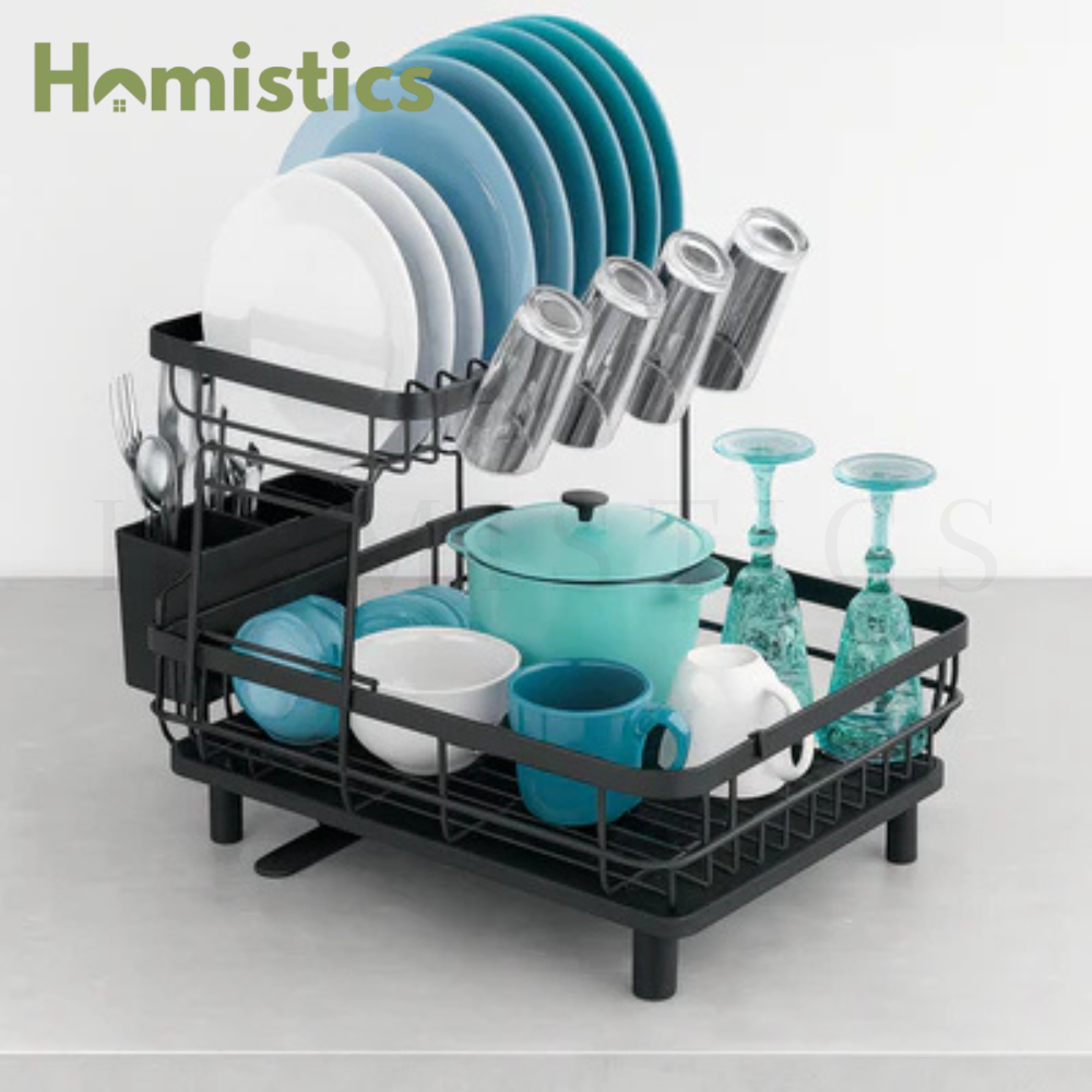 HausRoland 2-Tier Dish Drying Rack