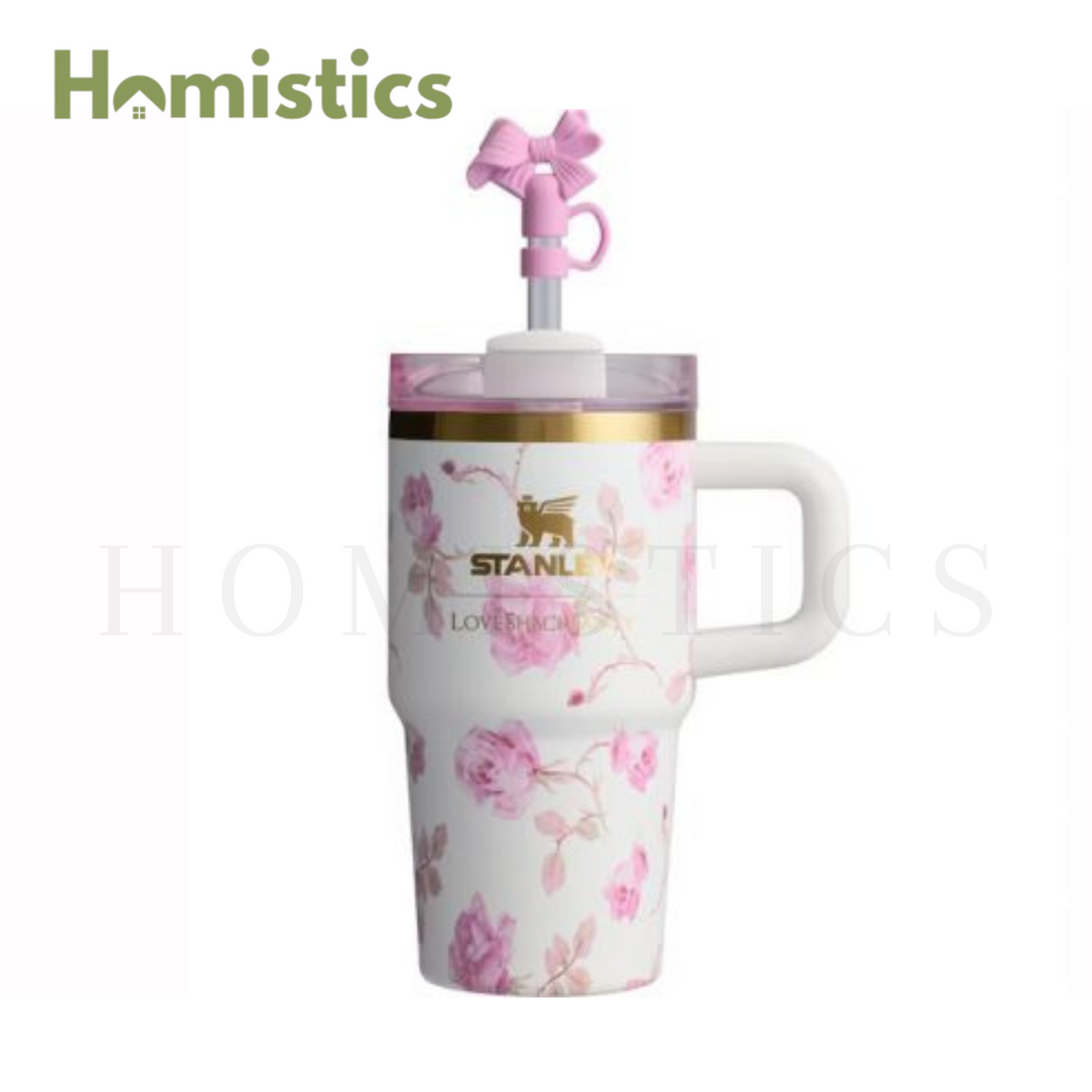 STANLEY X LOVE SHACK FANCY TUMBLER QUENCHER 20OZ- BLOOMING HEIRLOOM
